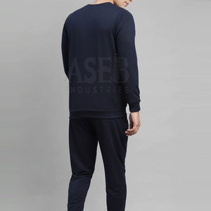 Ensemble de survêtements chauds pour hommes, pulls à manches longues, ensemble de survêtements d'hiver pour hommes, survêtements en coton et polyester - Product Image 5