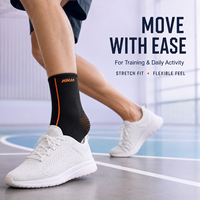 Manchon de soutien de cheville tricoté à compression élastique, ajustement extensible pour la course, le basketball, la gym, les sports, protection de la cheville