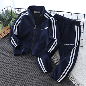 Pantaloni Casual per il tempo libero Patchwork per <span class=keywords><strong>ragazzi</strong></span> Set <span class=keywords><strong>di</strong></span> due pezzi nuovi completi sportivi per bambini completi <span class=keywords><strong>di</strong></span> abbigliamento alla moda per <span class=keywords><strong>ragazzi</strong></span> e ragazze - Product Image 4