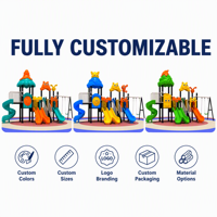 Structure de jeu en tube, toboggan et balançoire SageDelightRides pour enfants, en LLDPE et acier galvanisé, pour parcs municipaux, vente en gros