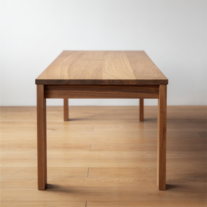 Mesa de Comedor de Madera Maciza de Teca Africana, Diseño Moderno Minimalista, Muebles para el Hogar, para Comedores y Oficinas - Product Image 3