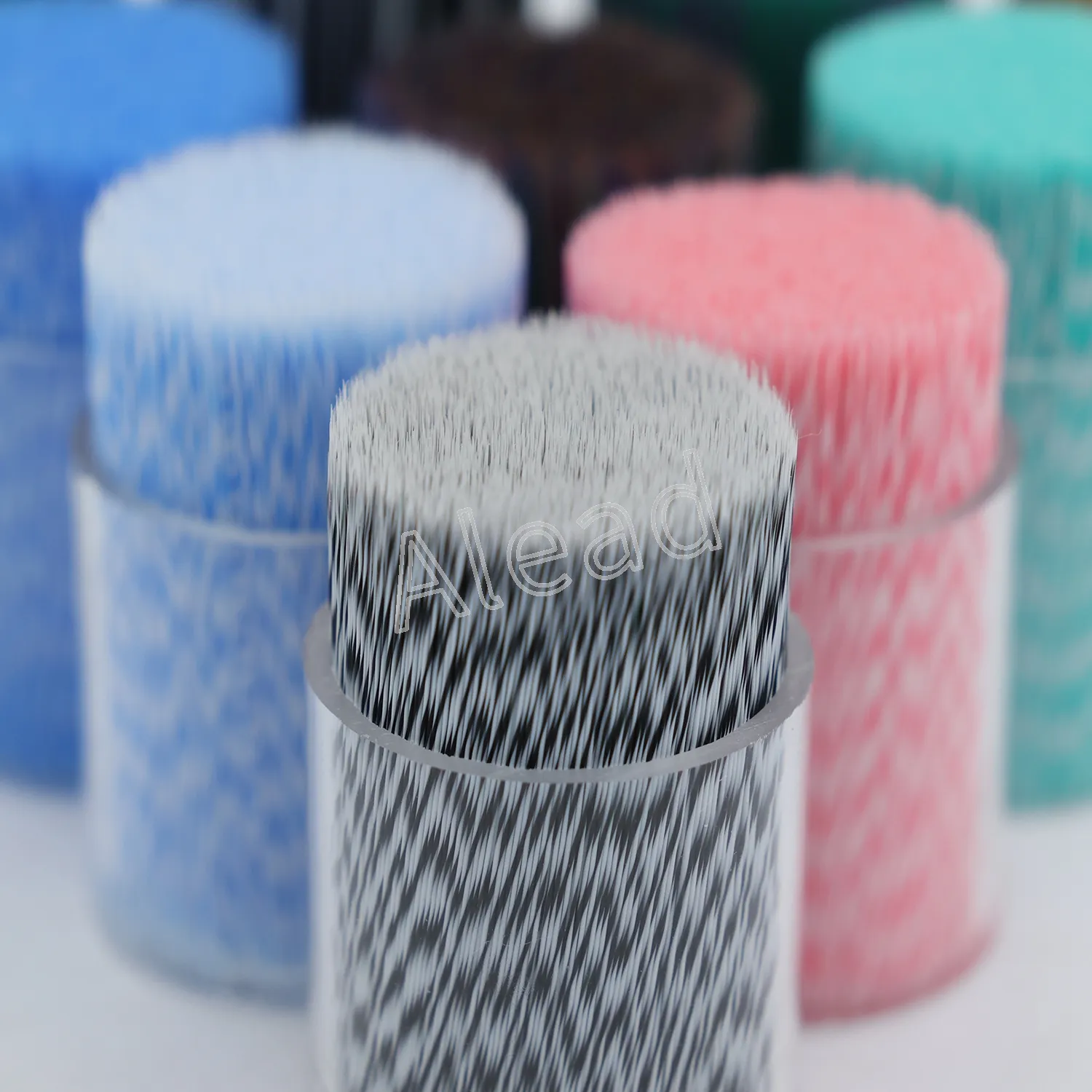 Long Taper PBT Double Tapered Brush Filaments Spiral Shape Bicolor Single Tapering Fiber Monofilament For Kids Toothbrush
