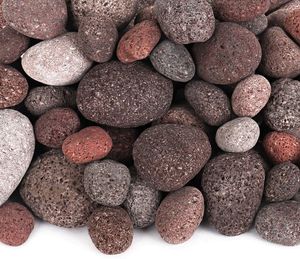 Piedras de Lava Natural Negra, Ecológicas, Duraderas, en Forma de Bloque, para Fogatas de Gas al Aire Libre, Decoración de Paisajes - Product Image 6