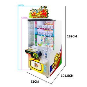 Machine à prix d'arcade miniature LEON Winning Goal en plastique, à pièces, avec support en anglais pour usage commercial - Product Image 2