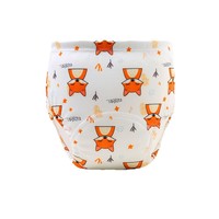 Pantalon de couche en tissu pour enfants Formation de bébé et couche de toilette lavable avec du coton écologique pour l'apprentissage et le confort