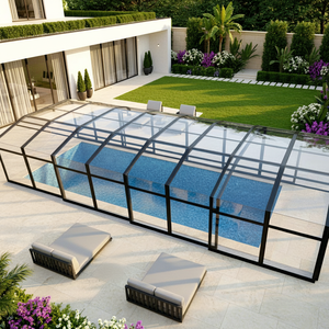 Couverture de <span class=keywords><strong>piscine</strong></span> flottante en polycarbonate PC SK-S02, meilleur choix, avec une couverture de <span class=keywords><strong>piscine</strong></span> en polycarbonate de bonne qualité, <span class=keywords><strong>rétractable</strong></span> - Product Image 3