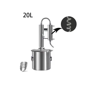 Machine à eau électrique pour Rose, 20l, distillateur d'eau en acier inoxydable 304, appareil de production d'eau, à domicile