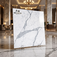 Comptoir en quartz Statuario Venato poli de qualité supérieure, épaisseur 20 mm, surfaces sur mesure pour foyer de villa