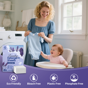 Không gây dị ứng giặt chất tẩy rửa tấm dải siêu tập trung có thể tái chế bao bì vết máy bay chiến đấu máy sấy tấm giặt - Product Image 3