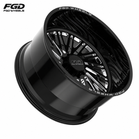 Jantes de camion forgées concaves FGD 24x12 24x14 26x14 26x16 8x6.5 8x165.1 8x170 polies avec enjoliveurs flottants personnalisés pour Ram 3500