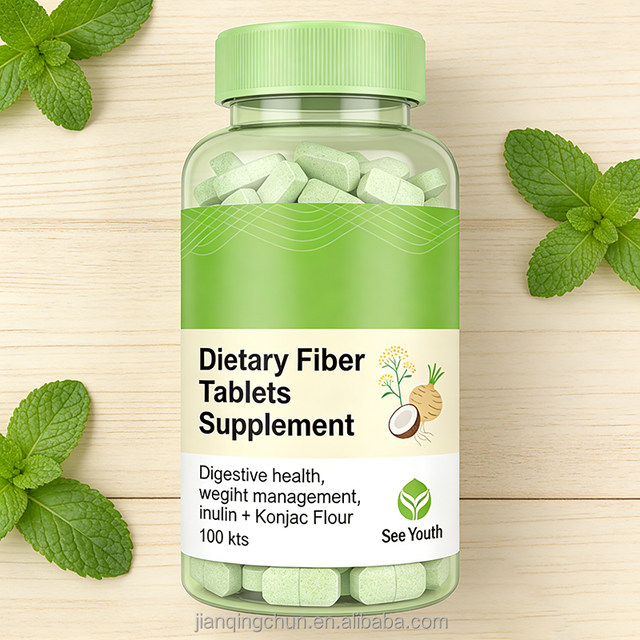 OEM/ODM Dietary Fiber Tablets Digestive Health Gut Cleanse Weight Management