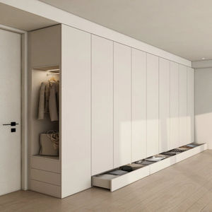 <span class=keywords><strong>Armario</strong></span> de <span class=keywords><strong>Madera</strong></span> Moderno <span class=keywords><strong>y</strong></span> Minimalista, Duradero, Ecológico, de Gran Capacidad, Personalizable, Mueble para Dormitorio - Product Image 1