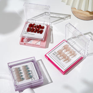 Groothandel Manicure Gereedschap 2-in-1 Dubbellaags Design Handgemaakte Nagels Opbergdoos Press-on Nagels Verpakking Lege Doos - Product Image 1