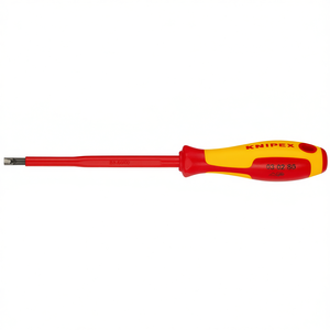 Destornillador Knipex de boca plana de 5,5 mm y 100 mm, herramienta aislada para electricistas - Product Image 2