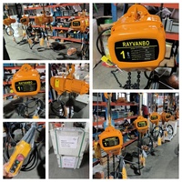 Palans à chaîne électriques HHBB à rotation 360° en acier allié, chaîne G80, 1 tonne, 2 tonnes, 3 tonnes, 5 tonnes, flexibles pour atelier