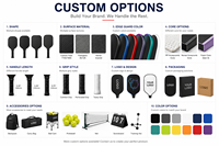 Fabricante de Palas de Pickleball, OEM, ODM, Logotipo Personalizado, Empaque para Marcas y Distribuidores de EE. UU. y Europa