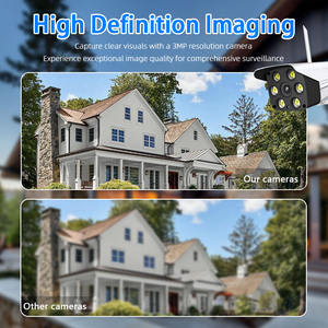 मानव गति ट्रैकिंग और अंतर्निहित सिरेन स्मार्ट आईपी कैमरा चौड़े कोण इनडोर निगरानी के साथ मानव पहचान - Product Image 5