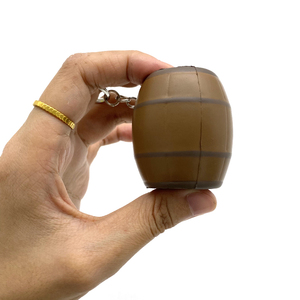 Jouet en mousse PU souple anti-stress en forme de baril, personnalisable avec logo, <span class=keywords><strong>pour</strong></span> promotion, porte-clés, simulation de console de <span class=keywords><strong>jeu</strong></span> - Product Image 2