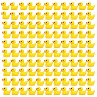 120 mini figurines en résine sur le thème des animaux (canards), miniatures artisanales pour aquarium, jardin, paysage, maison de poupée, ornement pour pot de fleurs