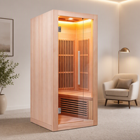 Produsen Ruang Sauna Inframerah Jauh Berkualitas Tinggi Mewah, Sauna Kayu Dalam Ruangan, Kabin Sauna Kering Rumah, Mendukung OEM Logo Kustom