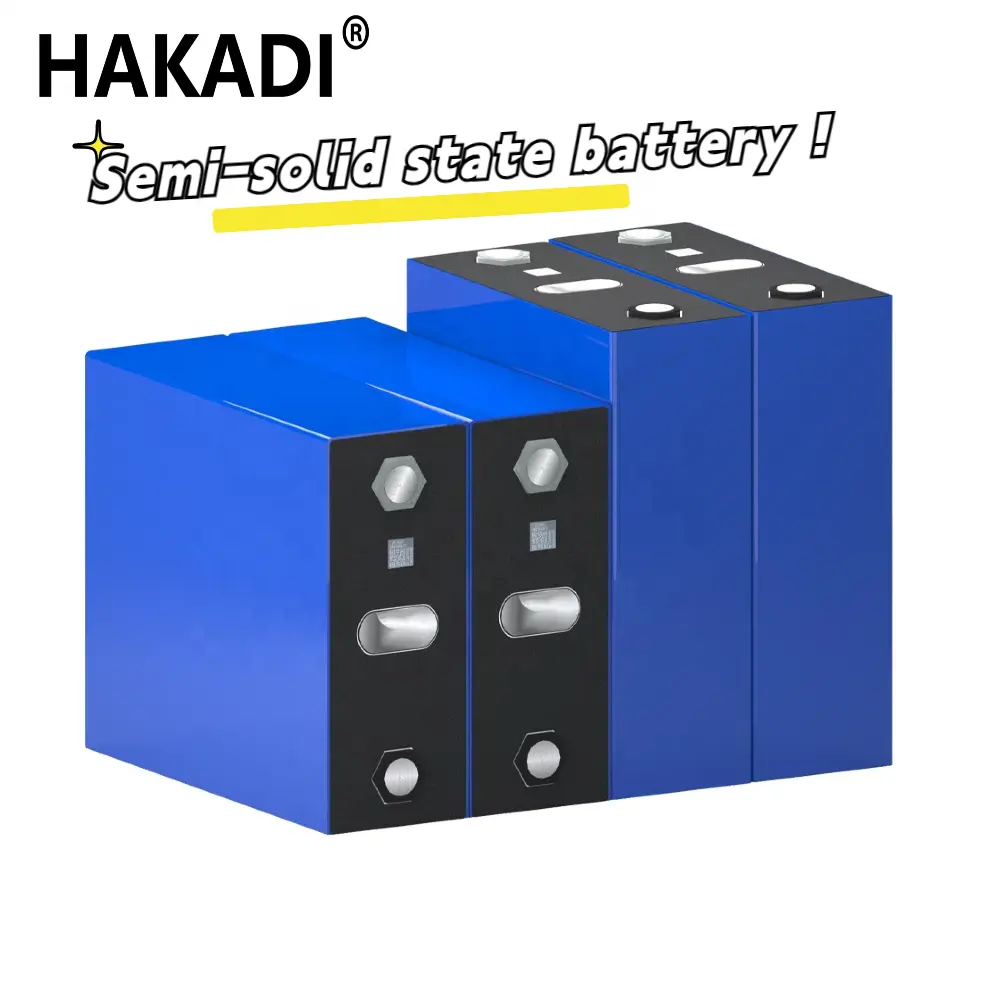 HAKADI แบตเตอรี่ลิเธียมกึ่งแข็ง 3.2V 280A Lifepo4 แบตเตอรี่ 896Wh 12000 รอบ 1P ความปลอดภัยสูงไม่มีการระเบิดสําหรับพลังงานบ้าน