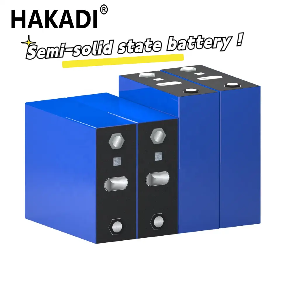 HAKADI Batterie au lithium semi-solide 3.2V 280A Batterie Lifepo4 896Wh 12000 cycles 1P haute sécurité sans explosion pour l'énergie domestique