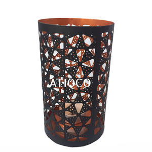 Soporte votivo de hierro negro de diseño moderno, soporte de vela de Metal atractivo más vendido, soporte de candelita indio para decoración del hogar - Product Image 1