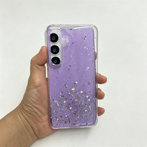<span class=keywords><strong>Coque</strong></span> de téléphone transparente en TPU avec étoiles brillantes dégradées en résine époxy pour <span class=keywords><strong>Samsung</strong></span> S26 S25 S24 S23 <span class=keywords><strong>S22</strong></span> S21 Plus Ultra - Product Image 6