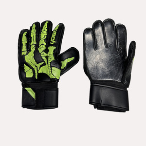 Guanti da Portiere Professionali da Calcio per Esterni, Personalizzabili, in Pelle e Latex, con Chiusura a Strappo, Antiscivolo e Traspiranti - Product Image 3