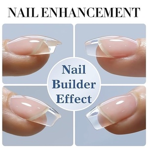 Gel de renforcement des ongles en caoutchouc 15ml Transparent – Constructeur en bouteille pour épaississement et extension des ongles – Gel-colle dur pour structure - Product Image 5