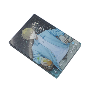 Customized Sizes Styles <b>Plastic</b> Card Collectible Set Cartoon Anime Acrylic Quicksand Plates for Fans - Product Image 5