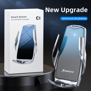 Derniers produits technologiques Support de téléphone de voiture <span class=keywords><strong>pour</strong></span> bouche d'aération magnétique à lumière ambiante LED à serrage automatique personnalisé <span class=keywords><strong>Chargeur</strong></span> de voiture sans fil 15W - Product Image 3
