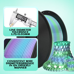 Professional Supplier Dual Color Silk <strong>Filament</strong> <strong>PLA</strong>/PETG/TPU/ABS/PCL <strong>Filament</strong> 1.75mm 1KG 3D Printer <strong>Filament</strong> - Product Image 3