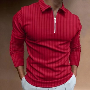 Polo <span class=keywords><strong>de</strong></span> <span class=keywords><strong>Manga</strong></span> <span class=keywords><strong>Larga</strong></span> a Rayas <span class=keywords><strong>para</strong></span> <span class=keywords><strong>Hombre</strong></span> con Cierre, Otoño/Invierno - Product Image 5