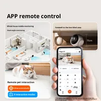 Robot de surveillance pour animaux de compagnie avec caméra mobile IA, surveillance à distance, robot pour animaux de compagnie, personnes âgées, enfants, utilisation à domicile, marche dans toute la maison, grand angle, dialogue