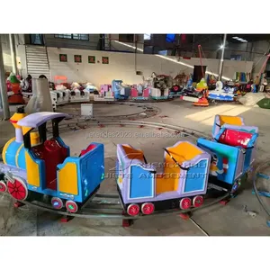 Jalur listrik kereta anak disesuaikan Kereta Monorel Zhengzhou Mini Tren Para Ninos rel Mono kereta api untuk kartun Mini kecil Pertanian