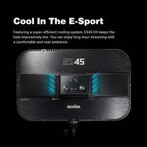 Kit de Luz LED Godox E-Sports <span class=keywords><strong>ES45</strong></span> 2800K-6500K con Barra de Montaje, Aplicación y Control Remoto para Fotografía en Vivo de Juegos de Youtube y Estudio - Product Image 2