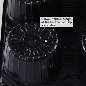 ถาดใส่เครื่องดื่มพลาสติกแบบใช้แล้วทิ้ง4ถ้วยถาดใส่ถ้วยกาแฟ - Product Image 6