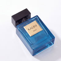 Atomiseur à fine brume en verre vide de 50 ml avec logo personnalisé, emballage de parfum personnalisé, flacon de parfum de luxe avec boîte