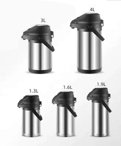 Distributeur thermique d'eau et de café en acier inoxydable à <span class=keywords><strong>double</strong></span> <span class=keywords><strong>paroi</strong></span> isolé sous vide, avec pompe à levier, 1.6L 1.9L 3L 4L 100YD - Product Image 4