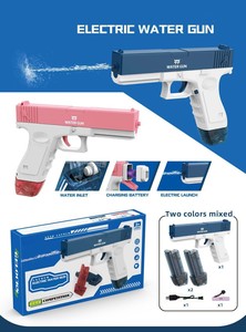 Rapid Fire Water Blaster 60ML Pistola de agua eléctrica con diseño de PISTOLA DE PULVERIZACIÓN continua para niños Perfecta diversión de verano al aire libre - Product Image 6