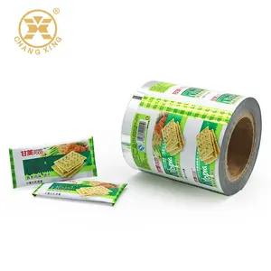 Con Dấu Nhiệt Trân Châu Trắng BOPP 30-50 Micron Biscuit Bao Bì Cuộn Phim Thiết Kế Tùy Chỉnh In Ấn Cookie Đóng Gói Phim