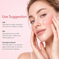 Crème au collagène rose PDRN Disaar 50g, glutathion, soin éclaircissant anti-âge, élimination des taches brunes, crème blanchissante pour le visage, crème pour peau de verre