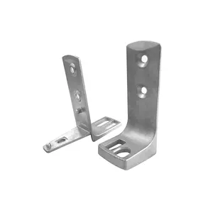 Fabricación de acero inoxidable, fundición de inversión de precisión, placa de unión, ángulo de soporte de esquina de Metal