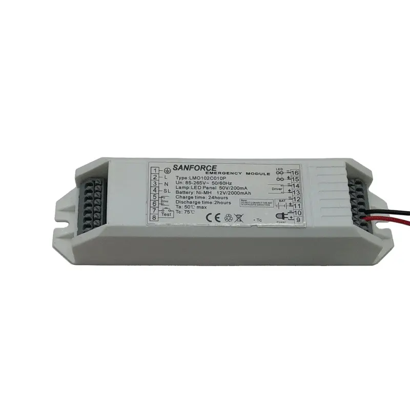 10W Rechargeable Battery Pack Constant Current LED Emergency Conversion Kits