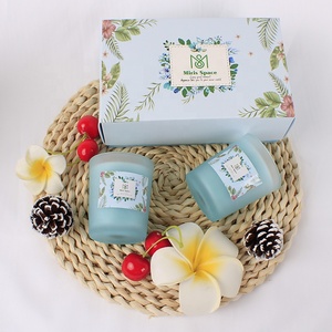 Caja de regalo envuelta literaria personalizada, conjunto de vidrio de lujo, <span class=keywords><strong>velas</strong></span> perfumadas, caja de regalo, decoración de vacaciones de Año Nuevo CN;ANH - Product Image 6