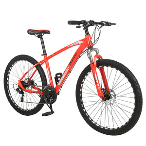Vélo de montagne 27,5 pouces en alliage d'aluminium avec freins à disque doubles, fourche à suspension, type standard unisexe pour adultes - Product Image 2