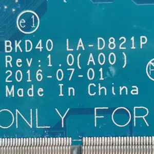 Placa base para Dell <span class=keywords><strong>Inspiron</strong></span> <span class=keywords><strong>7460</strong></span> 7560 LA-D821P LA-D822P - Product Image 1