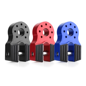 CNSPEED Tow <b>Hook</b> Aluminum Alloy 6 Hole Red Blue Black SUV <b>Car</b> Off Road Winch Connector - Product Image 3