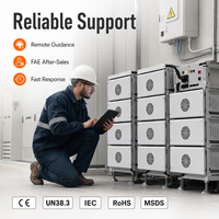 Batterie au lithium haute tension 8000 cycles à expansion flexible 50 kWh 100 kWh 200 kWh 300 kWh 30 kW 50 kW pour stockage d'énergie solaire domestique